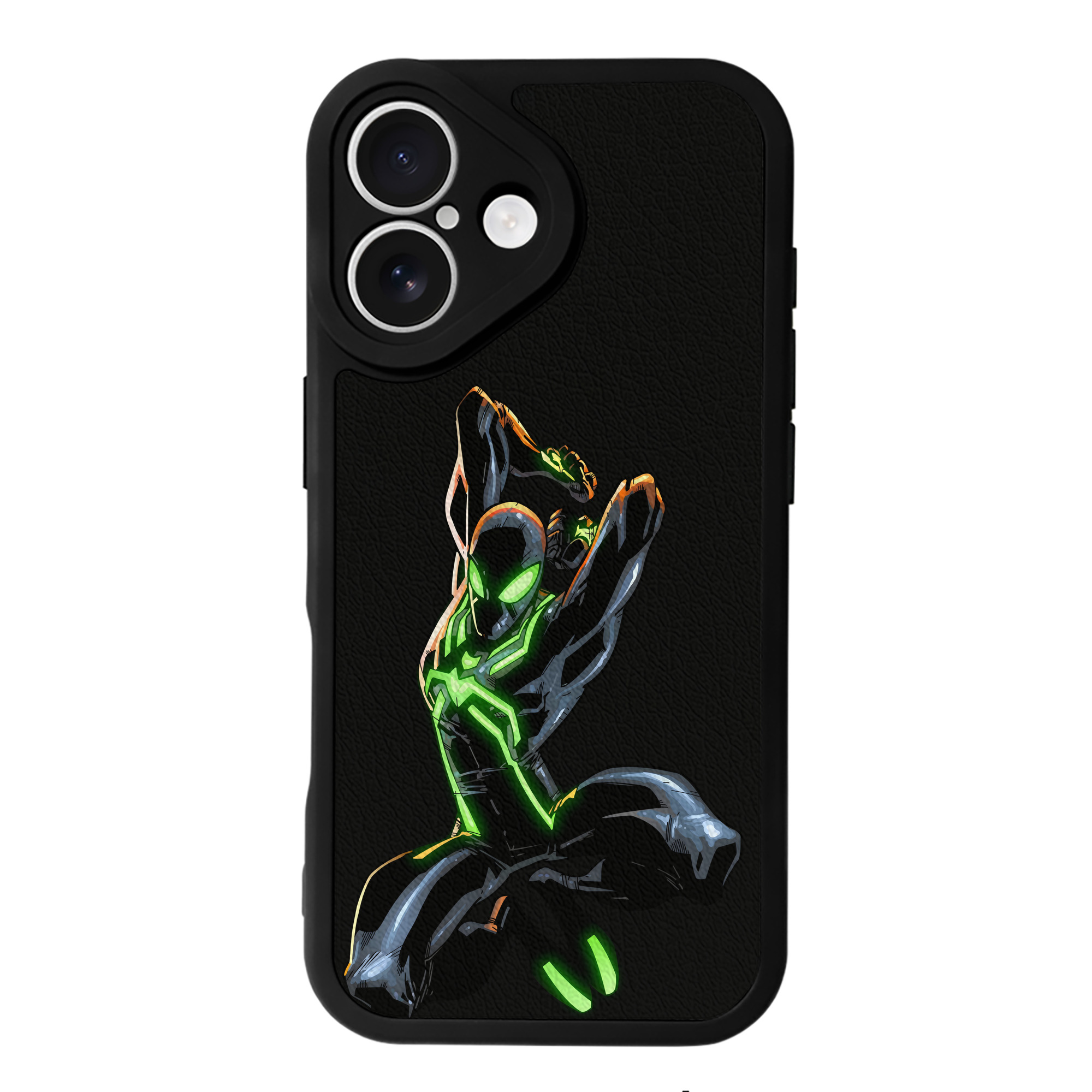 （画像用） アベンジャーズ The Avengers 【iPhone 16シリーズ対応】シリコンスマホケース（レザー調） 材質：シリコン